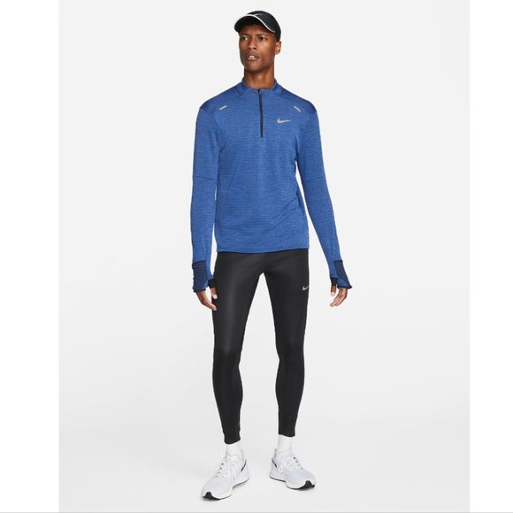 Nike Therma-FIT Repel Element Men's 1/4-Zip Running Top Blue - Picture 9 of 9